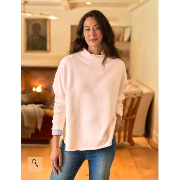 Frank & Eileen Sweaters - B72 Frank & Eileen Effie Capelet Womens Medium Rare Color Fleece Minimalist